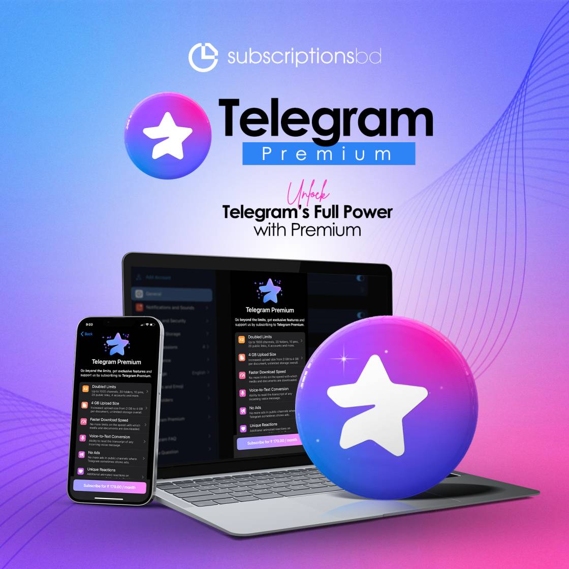 Buy Telegram Premium BD – Cheap Telegram Subscription