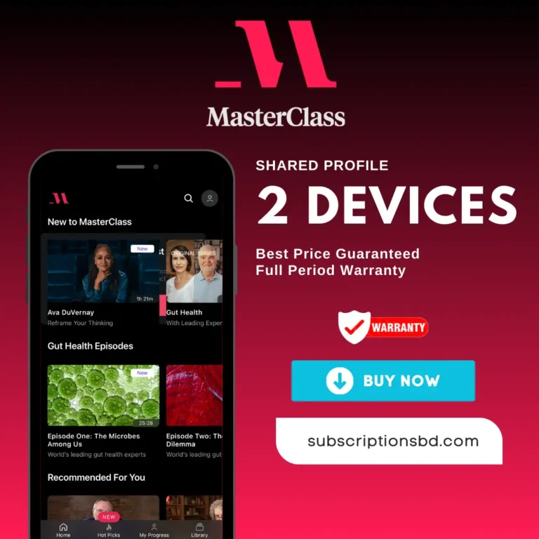 Masterclass Subscription