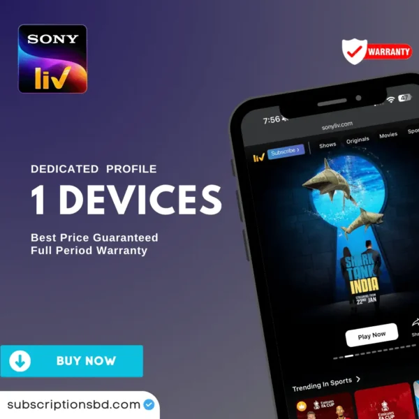 sony liv subscription bd