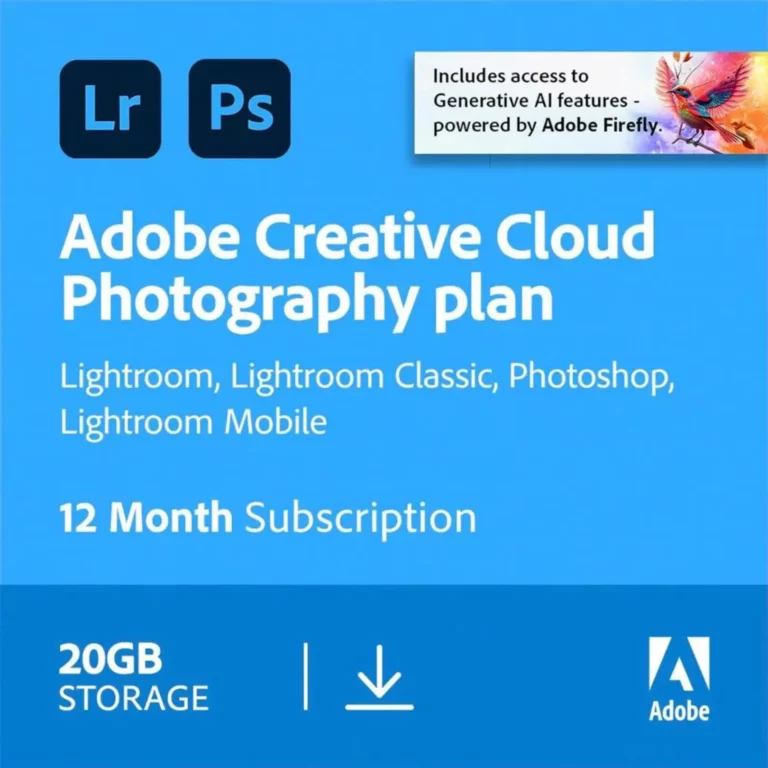 Adobe Photography plan