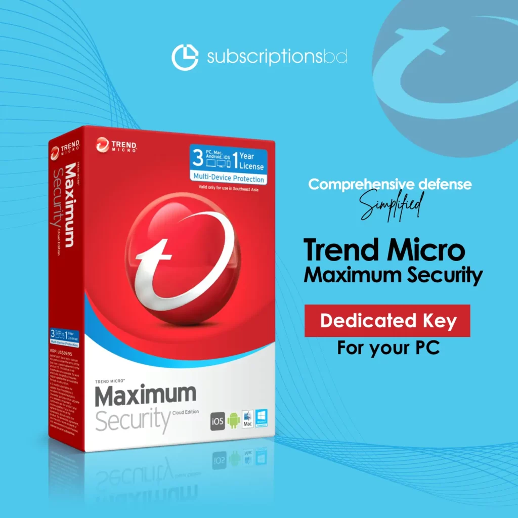 Trend Micro Maximum Security price in bd